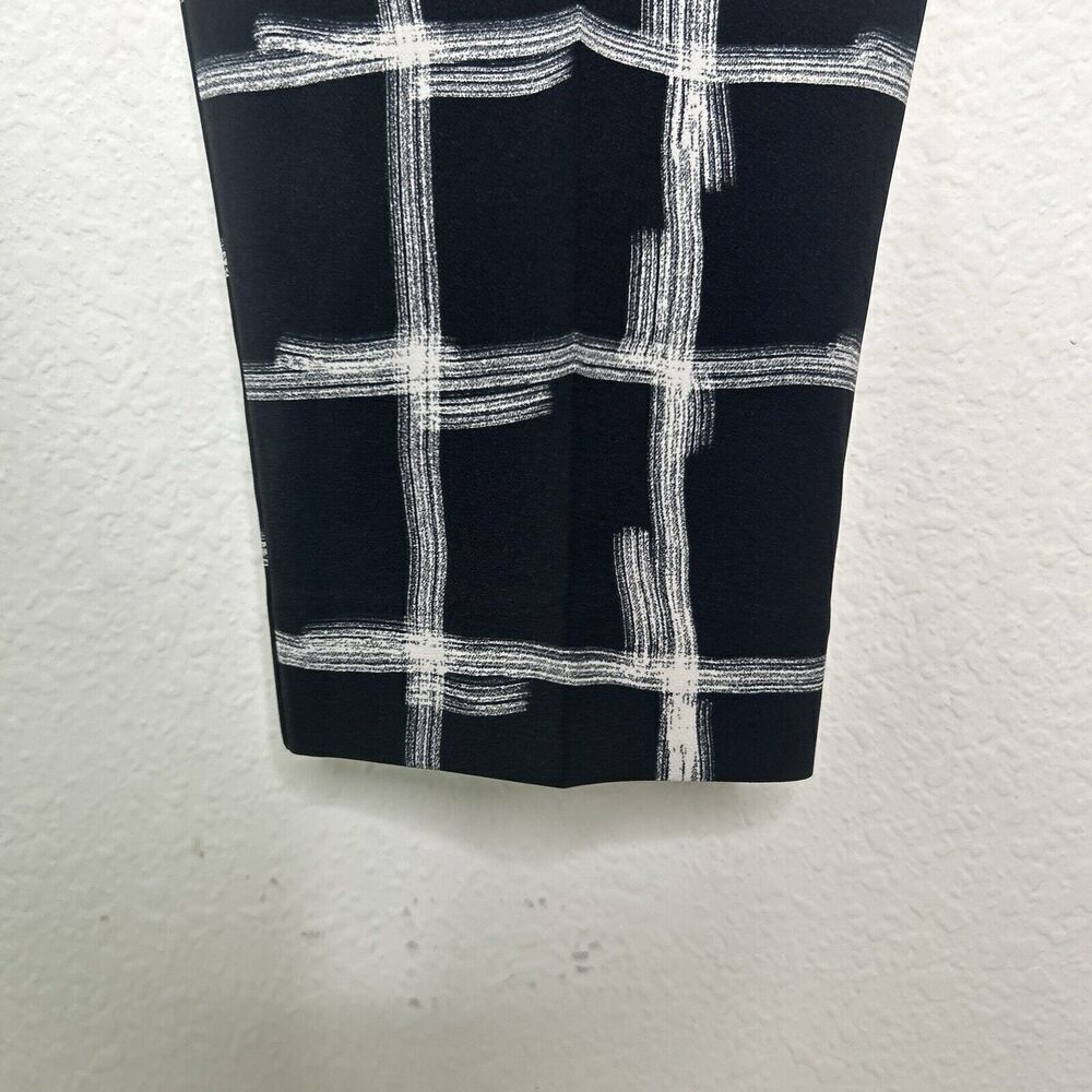 Topshop Black and White Windowpane Pants 8 - Picture 6 of 10